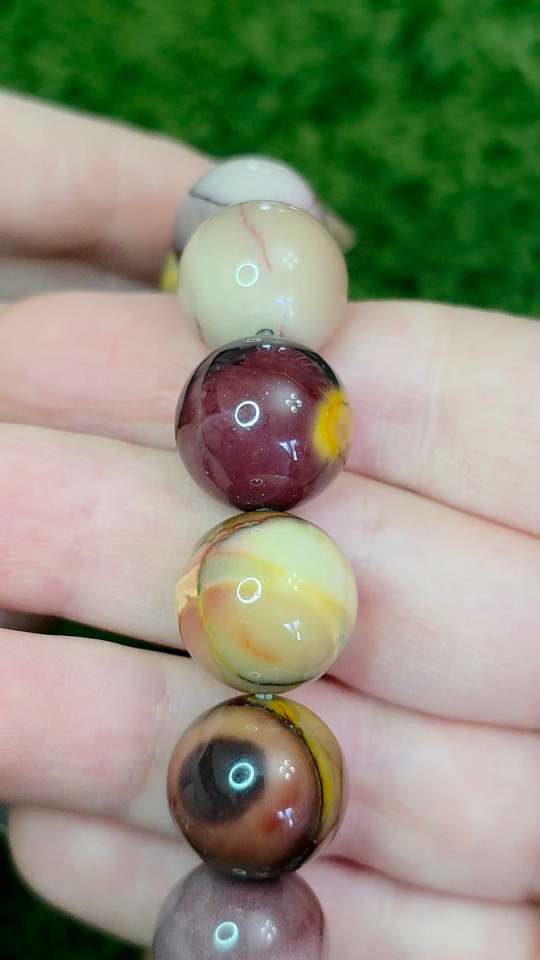 14mm Mookaite Stretch Bracelet A