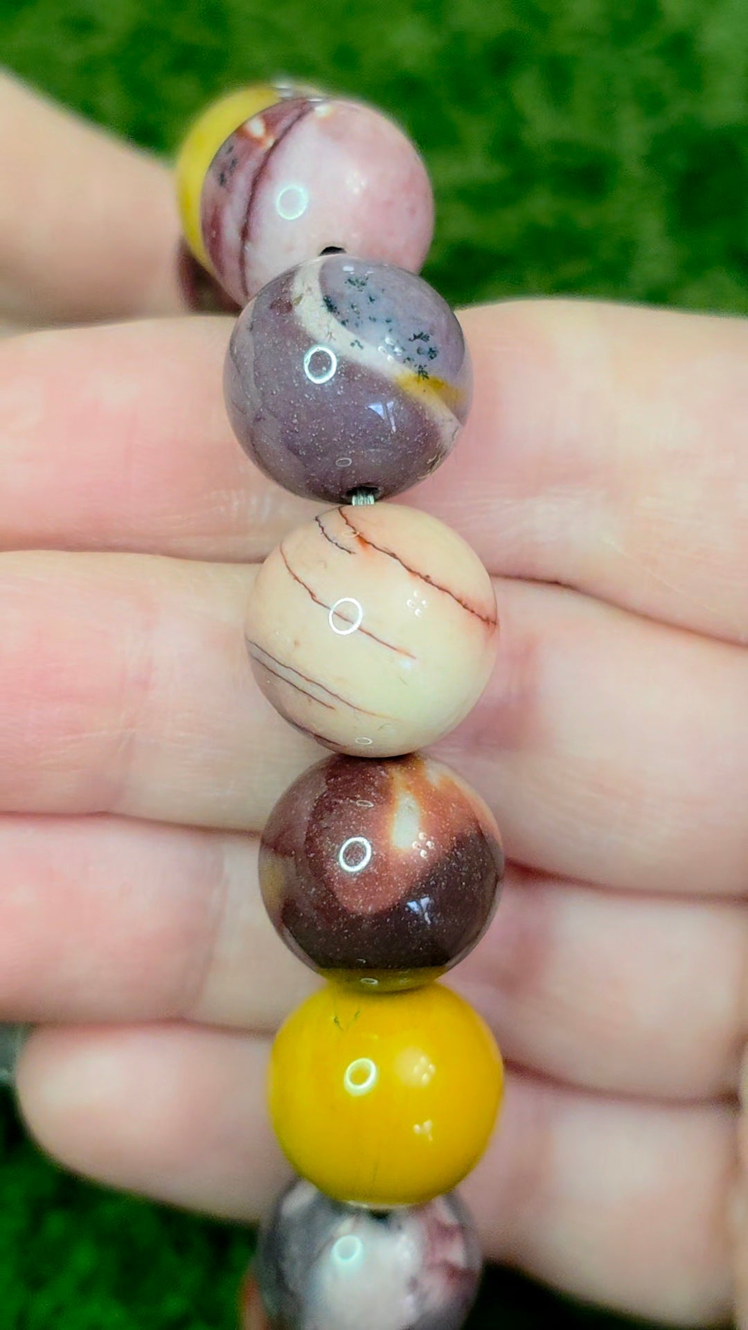14mm Mookaite Stretch Bracelet B