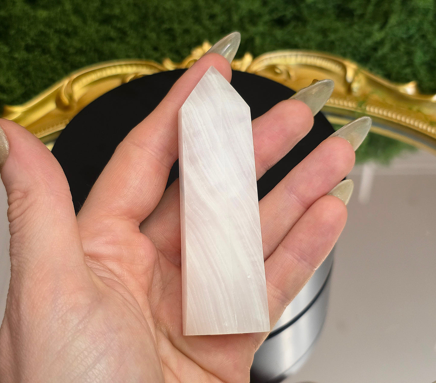 Pink Calcite Tower F