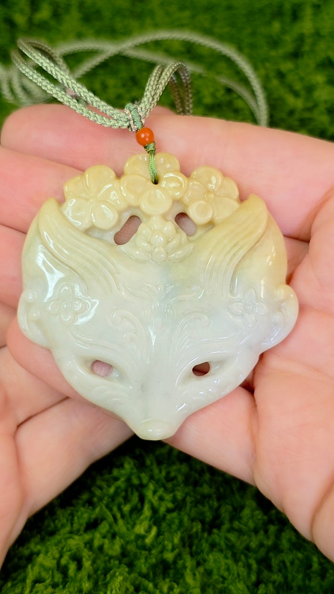 Fox Mask Pendant Necklace A