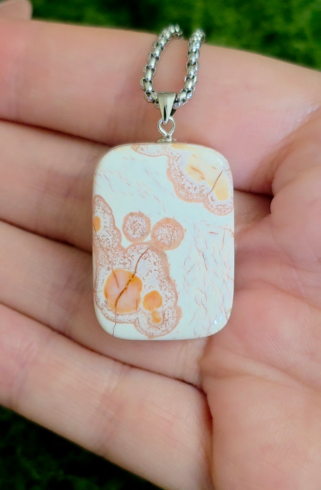 Jasper Tablet Pendant