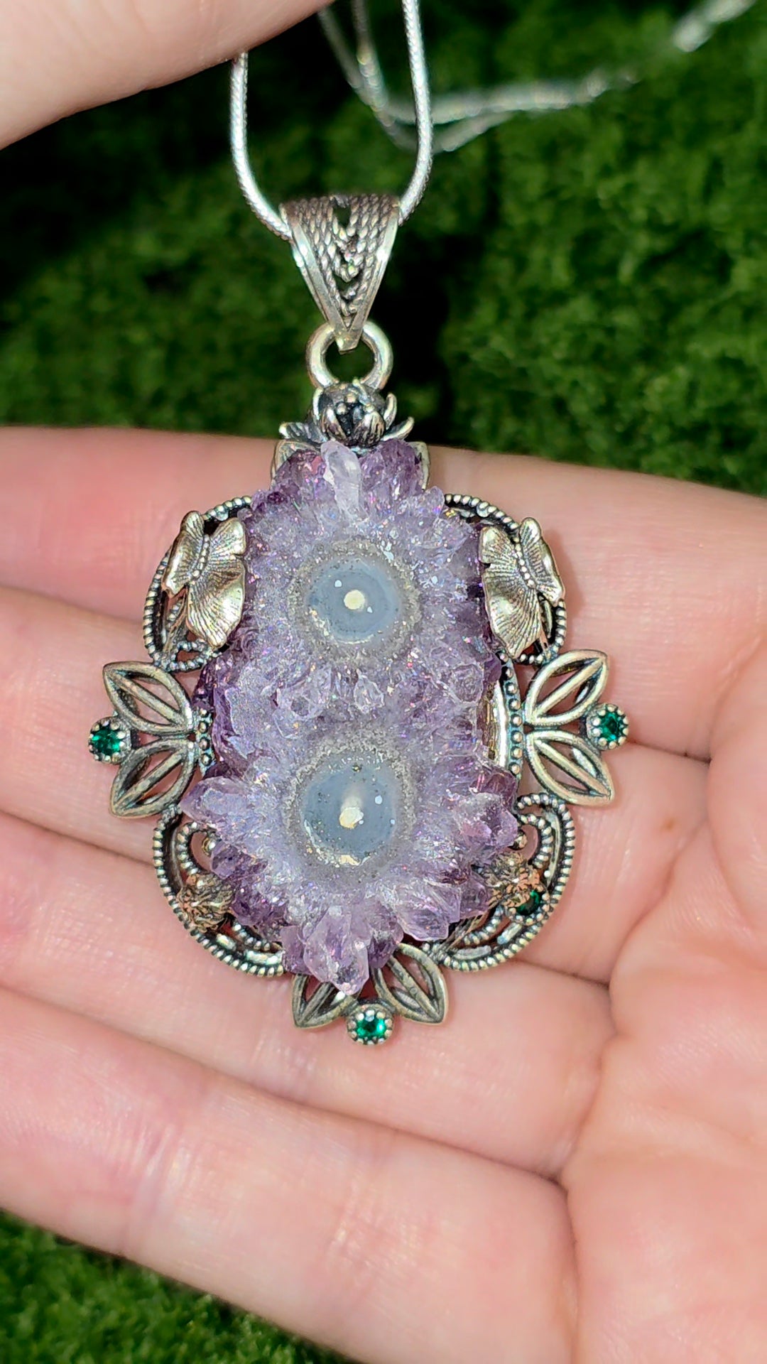 Amethyst Stalactite Pendant