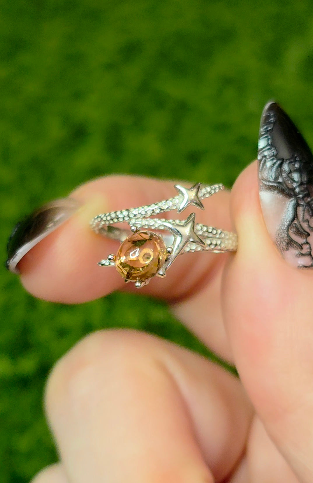 Tourmaline Shooting Star Ring