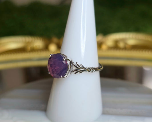 Lavender Moon Quartz Fireworks Ring
