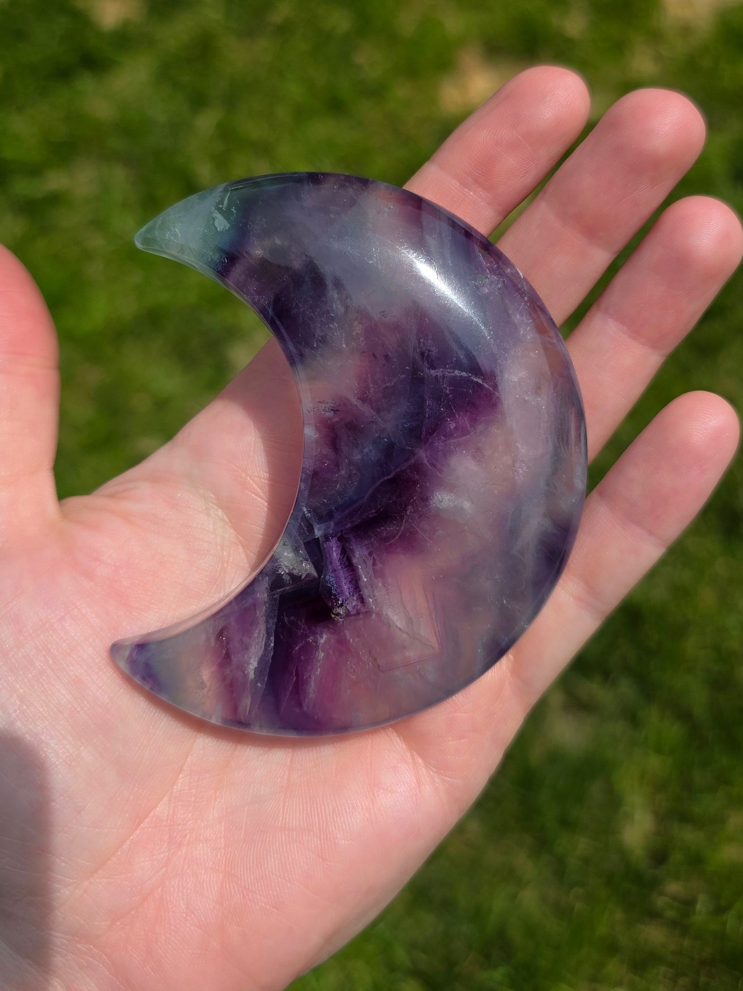 Banded Fluorite Moon B