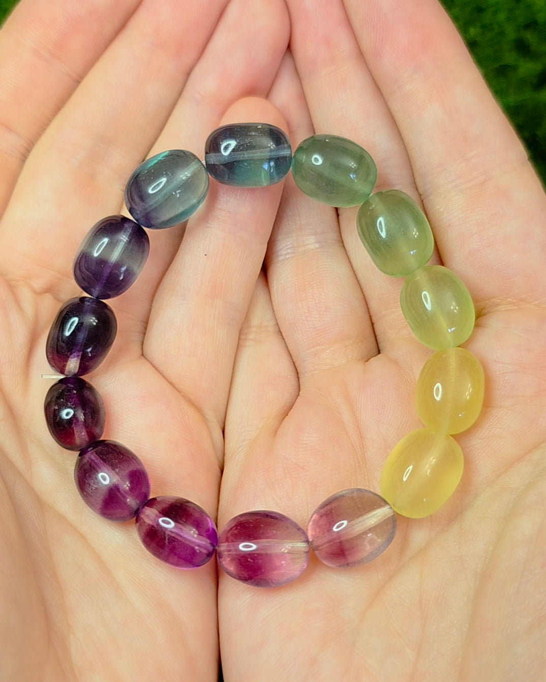 Candy Fluorite Stretch Bracelet
