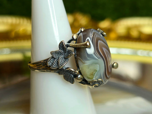 Botswana Agate Ring