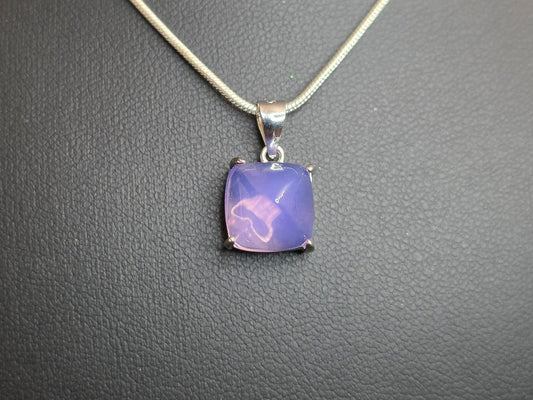 Lavender Moon Quartz Sugarloaf Pendant