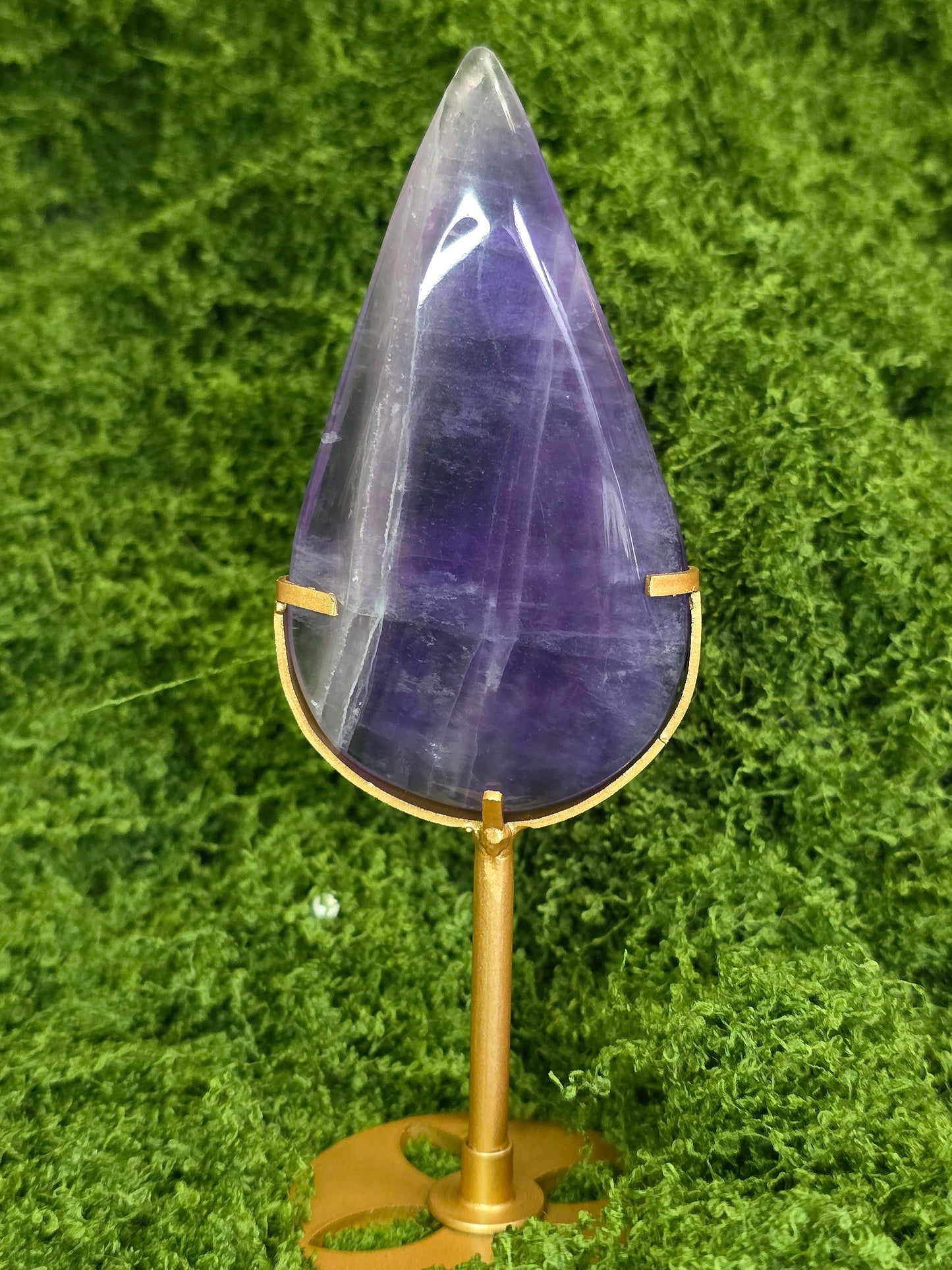 Purple Fluorite Water Drop