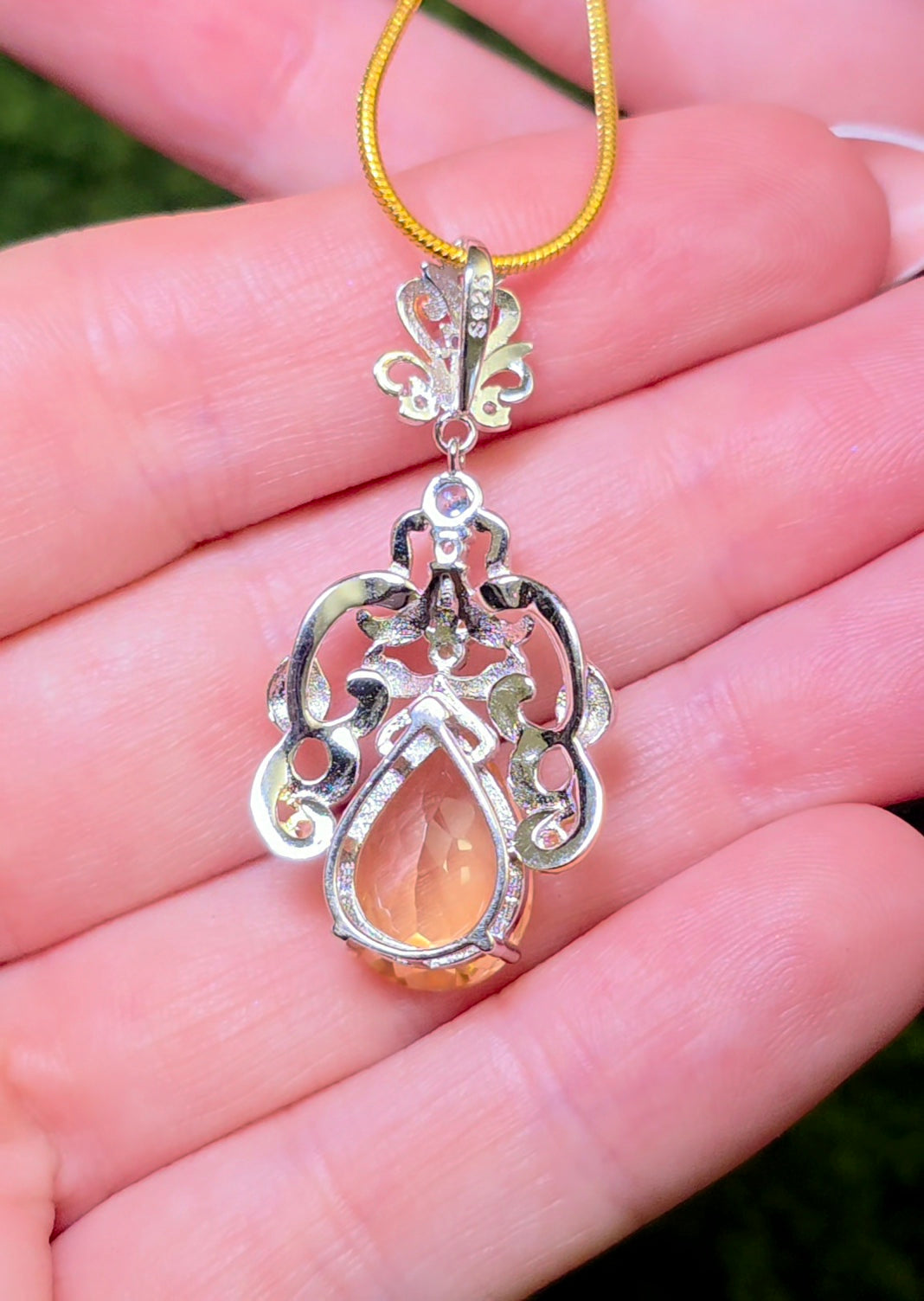 "Citrine" Chandelier Pendant