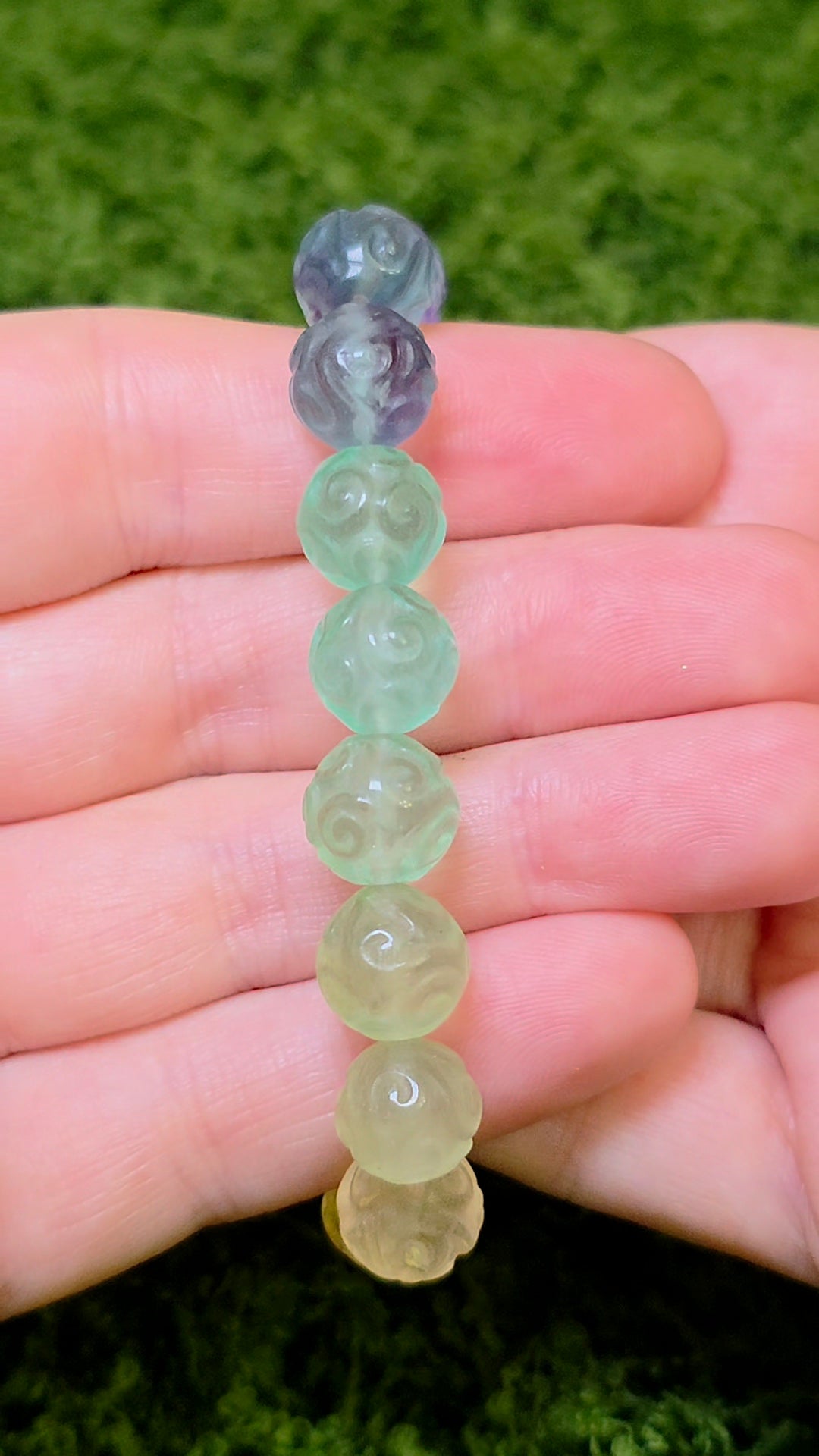 Candy Fluorite Stretch Bracelet 10mm