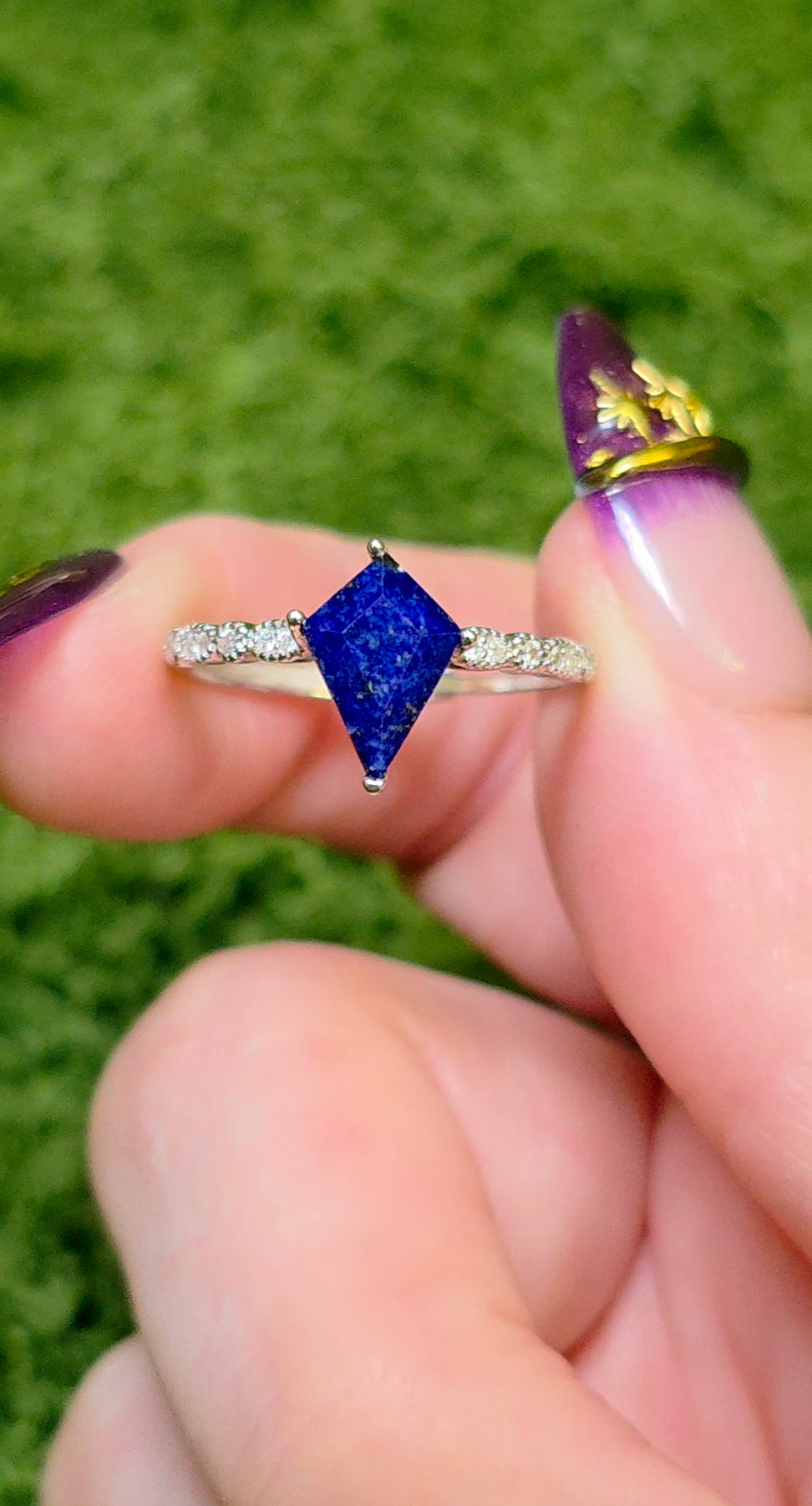 Lapis Lazuli Kite Ring