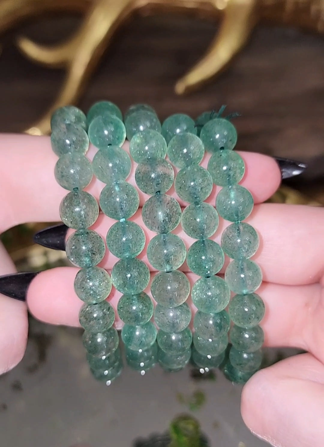 8mm Strawberry Quartz Stretch Bracelet