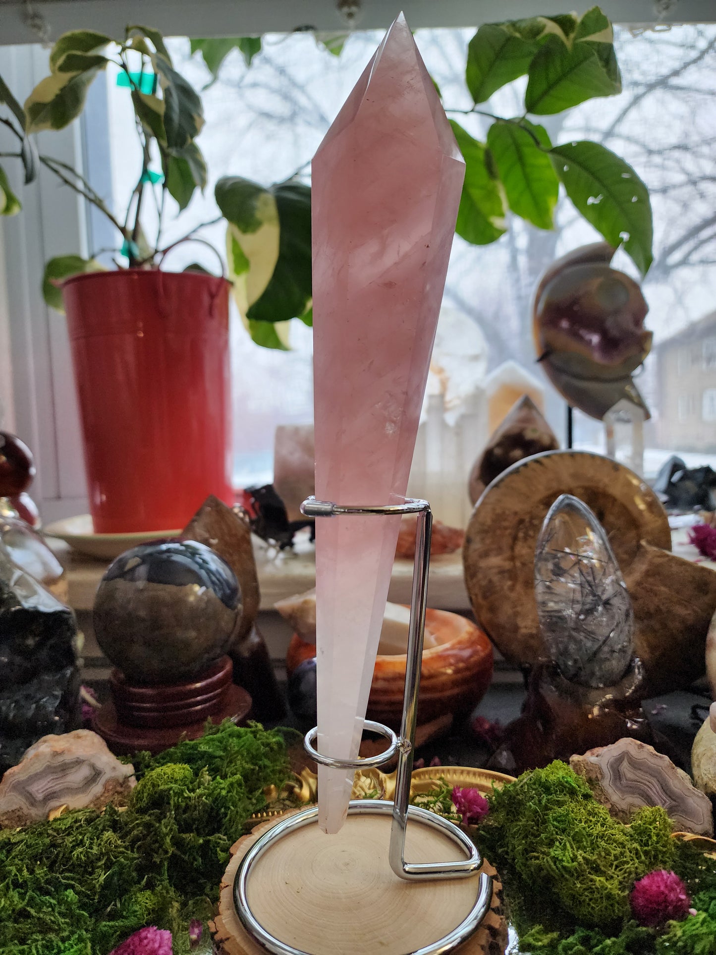 Rose Quartz Wand