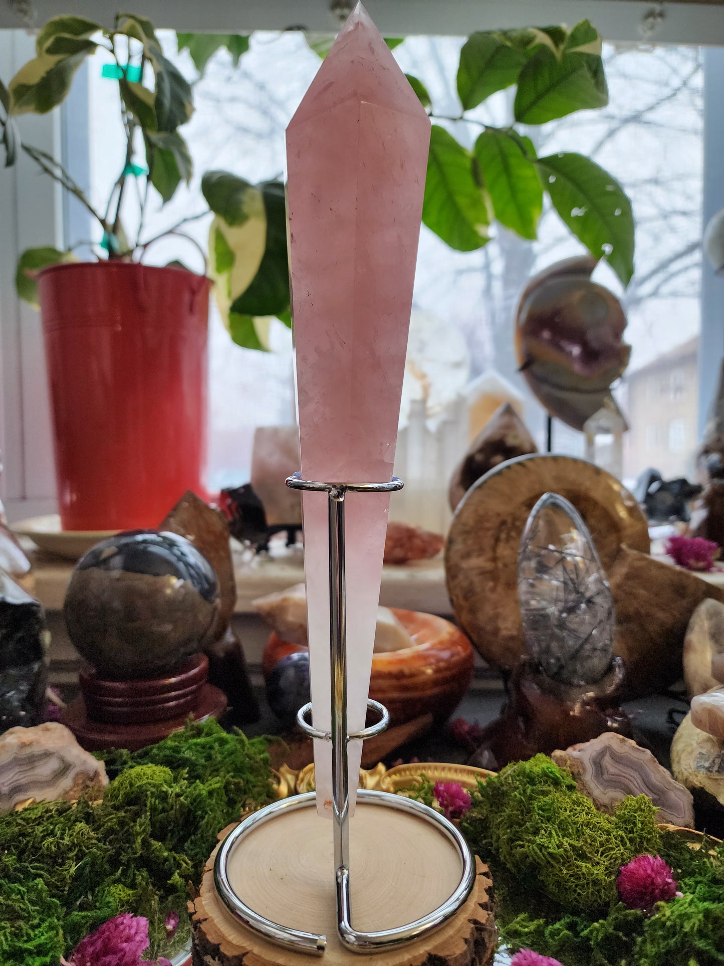 Rose Quartz Wand