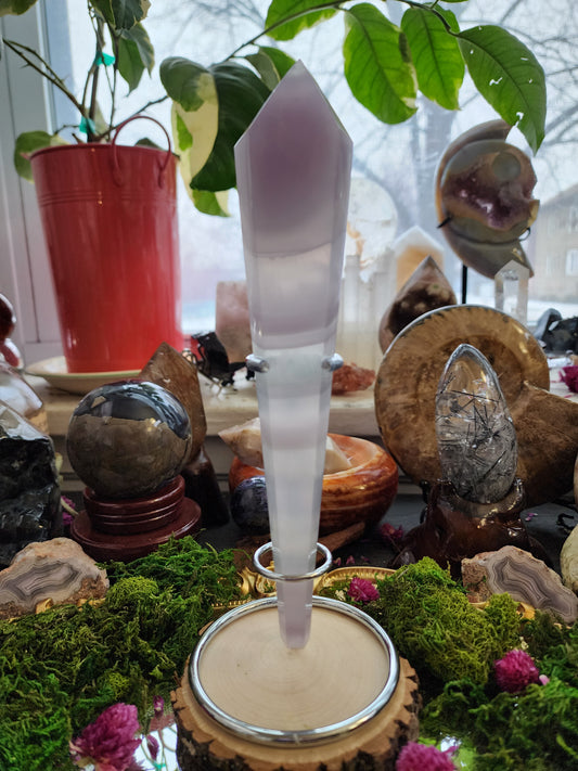 Macaron Fluorite Wand