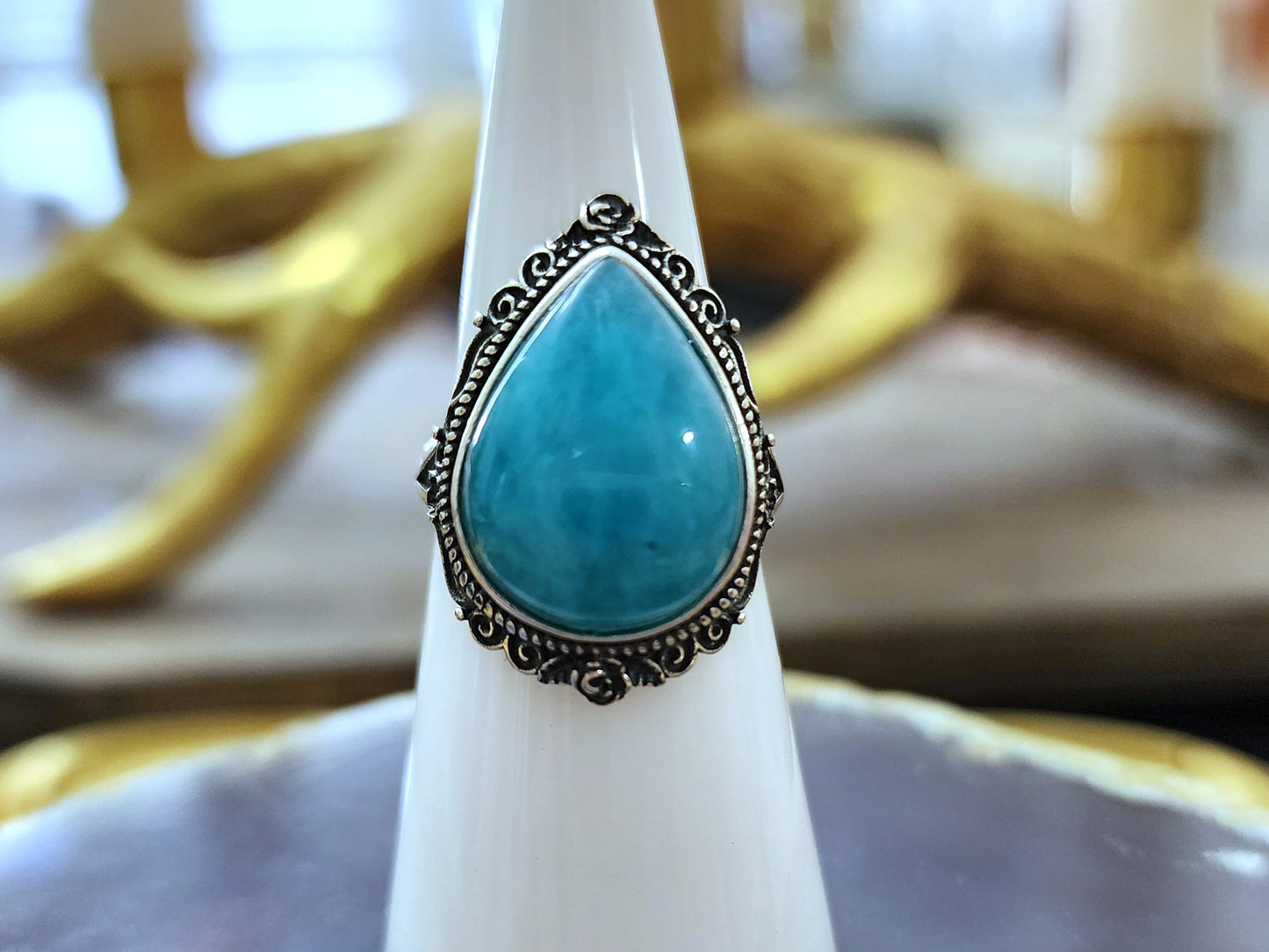 Amazonite Ring