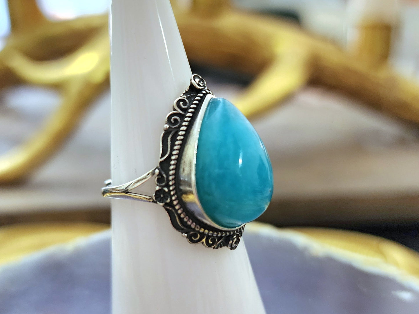 Amazonite Ring