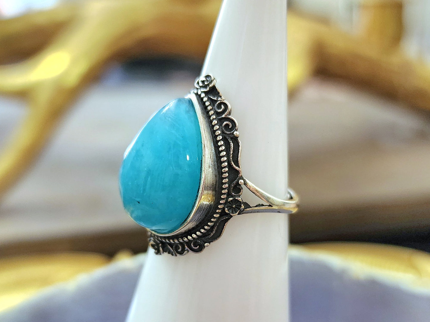 Amazonite Ring