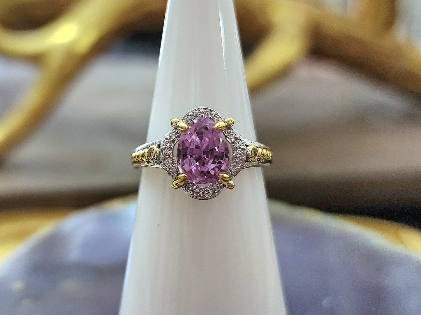 High Quality Kunzite Ring B