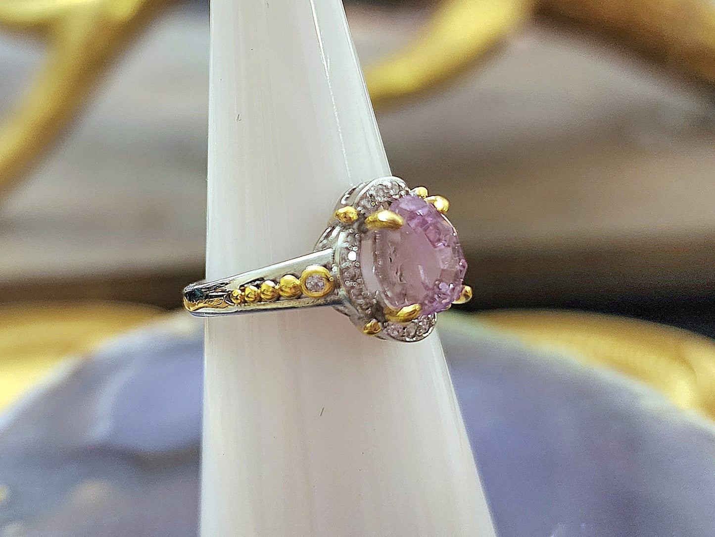 High Quality Kunzite Ring B