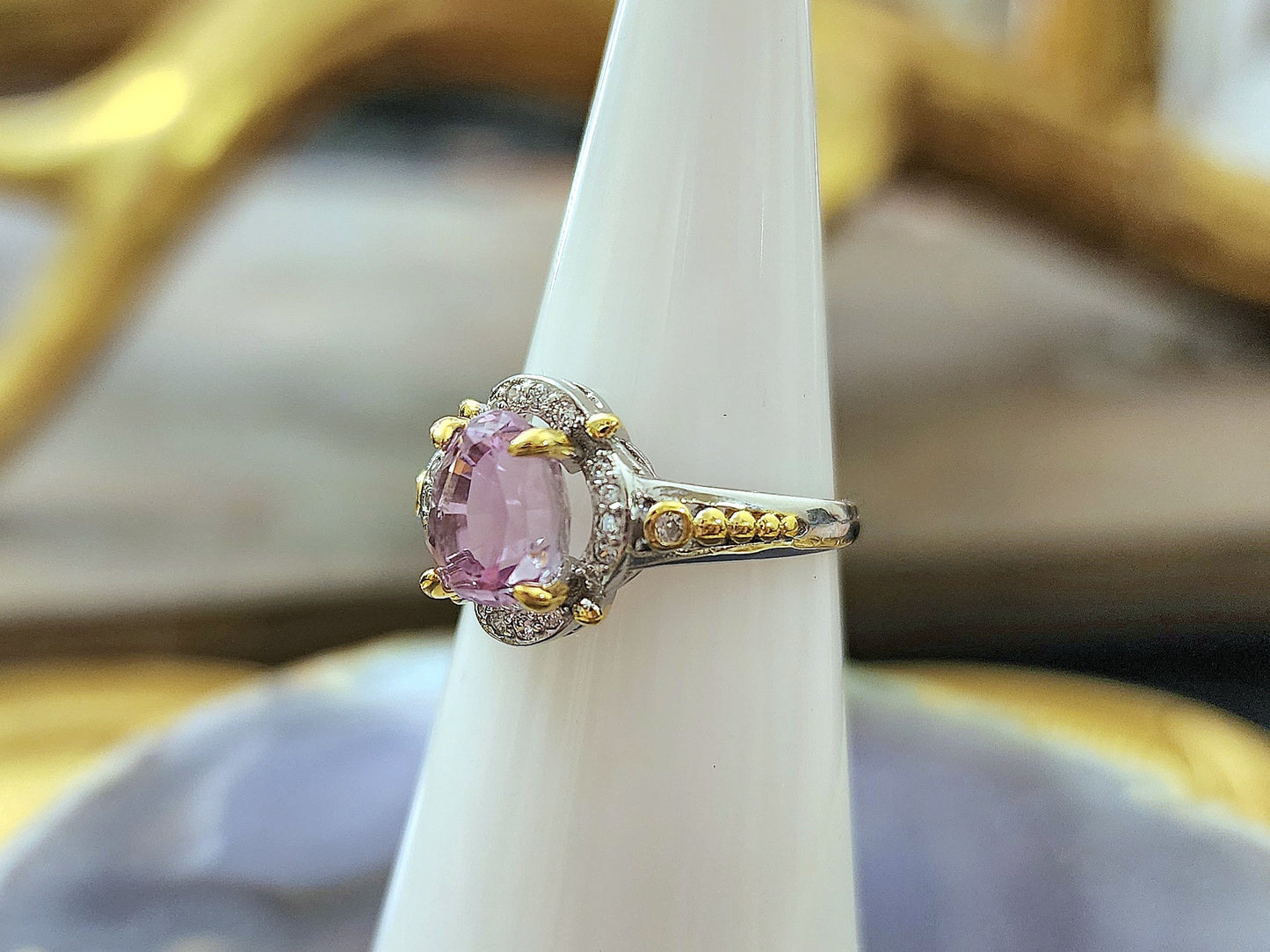 High Quality Kunzite Ring B