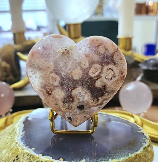 Pink Amethyst Heart