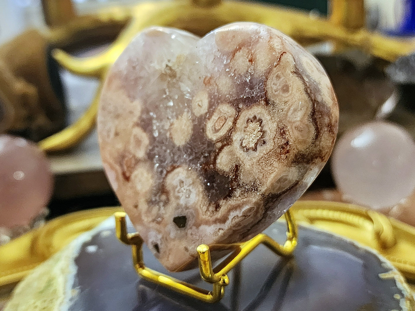 Pink Amethyst Heart