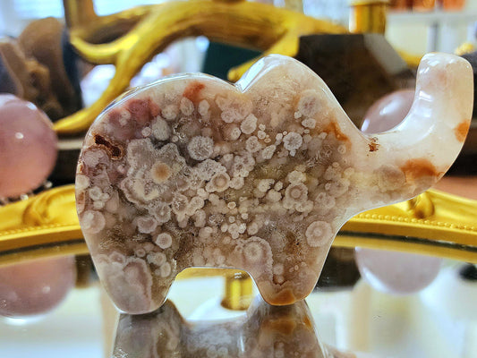 Pink Amethyst Lucky Elephant