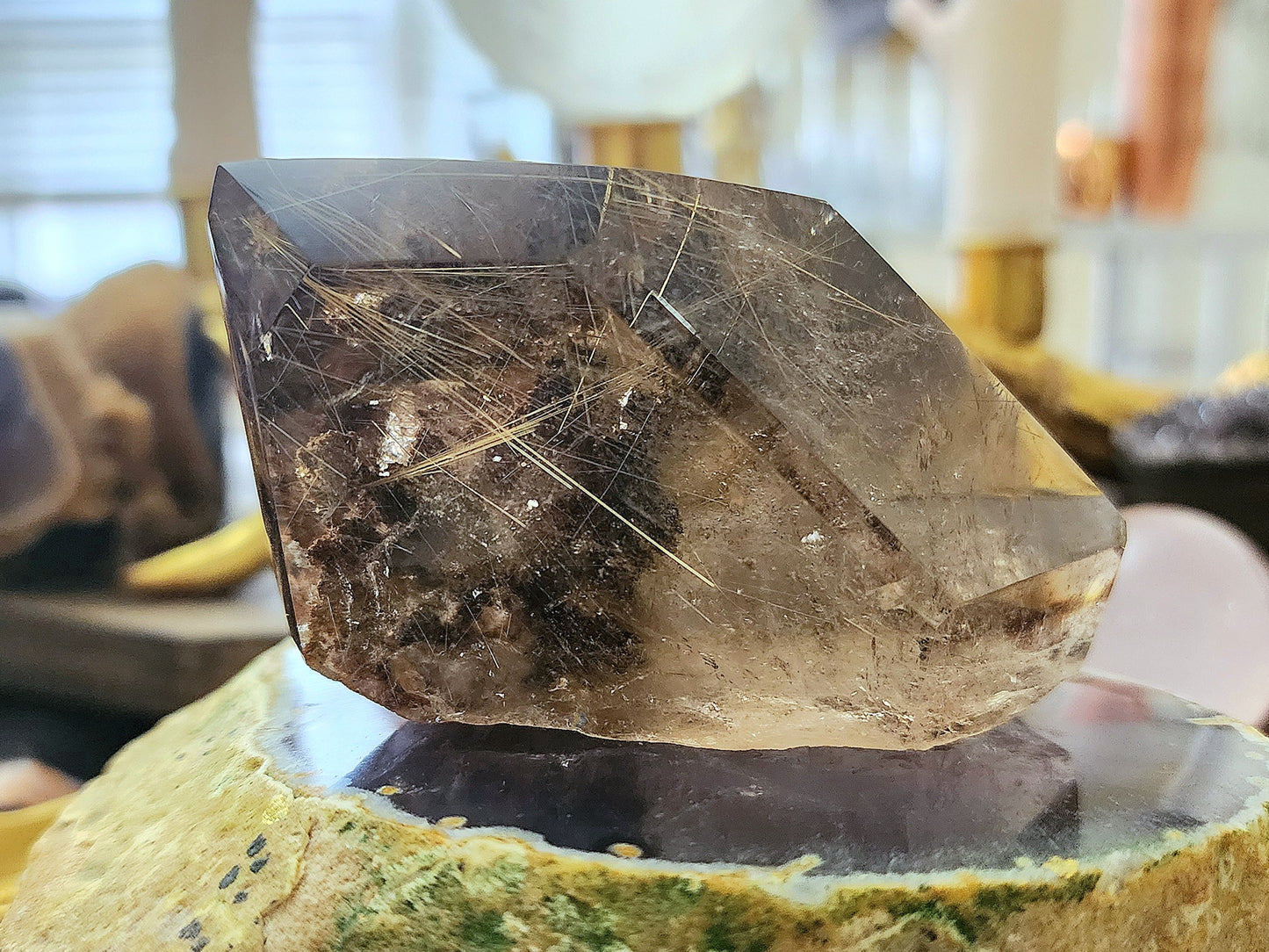 Rutilated Smokey Garden Quartz Freeform