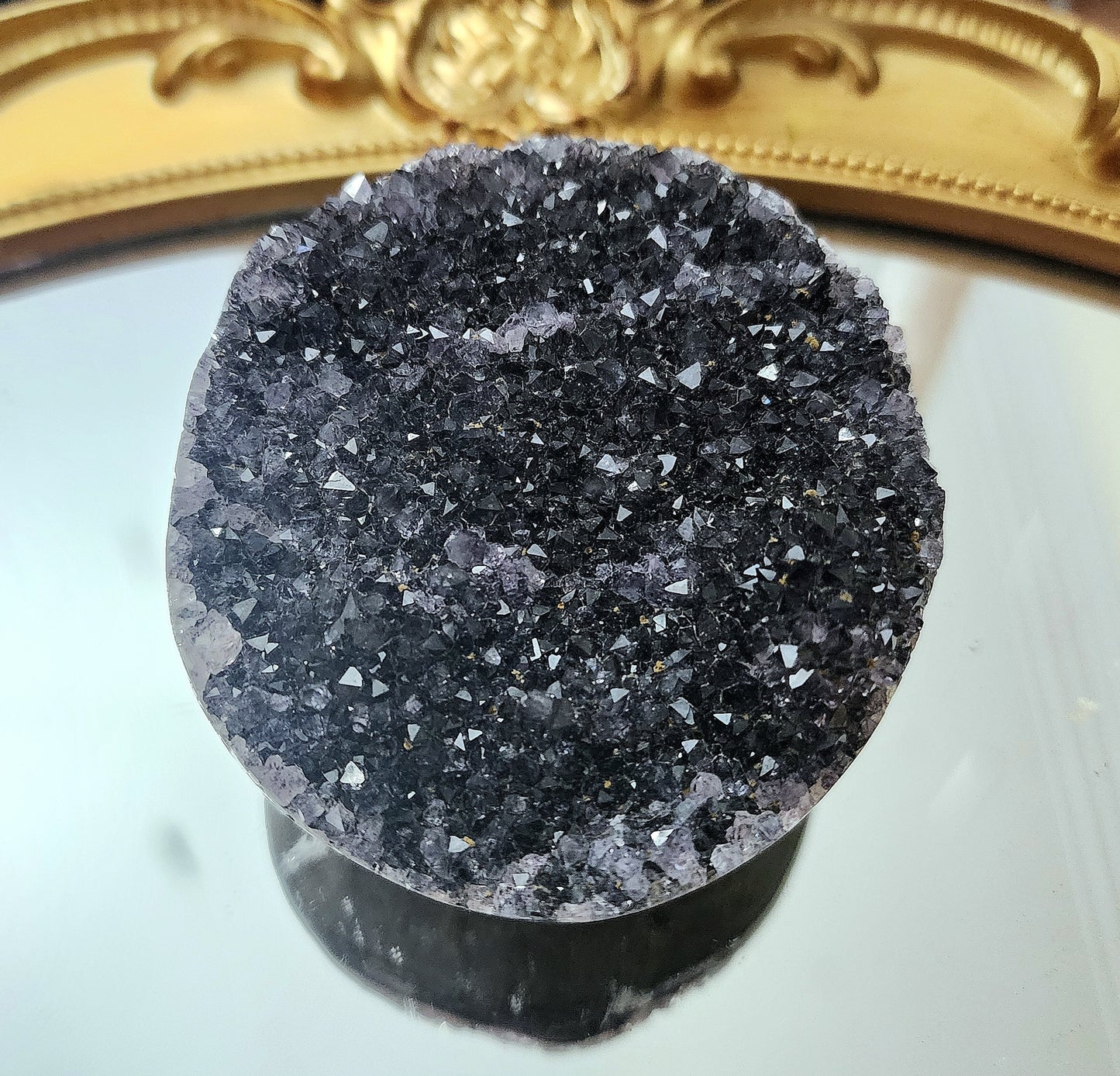 Black Amethyst Cut Base