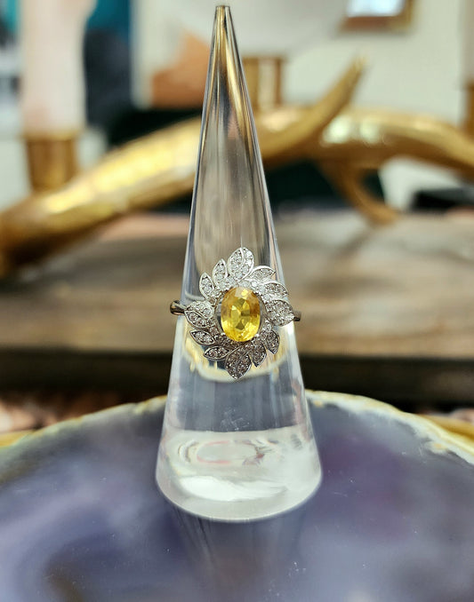 Yellow Sapphire Ring