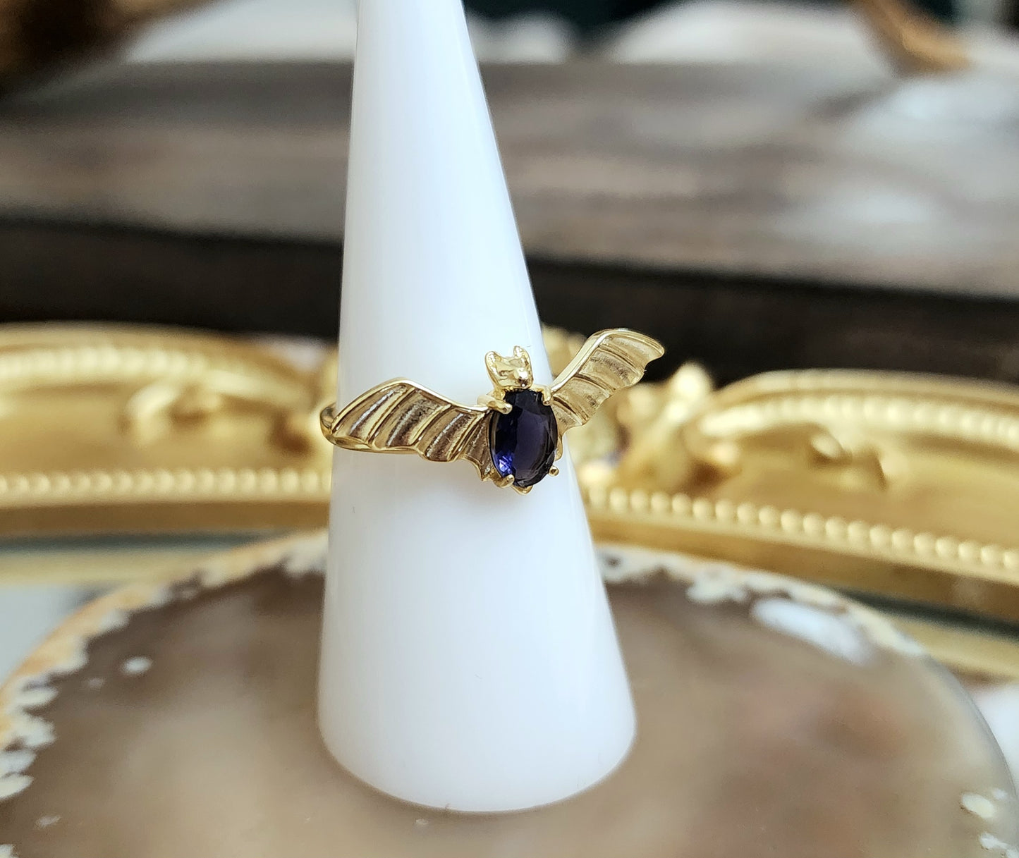 Tanzanite Bat Ring