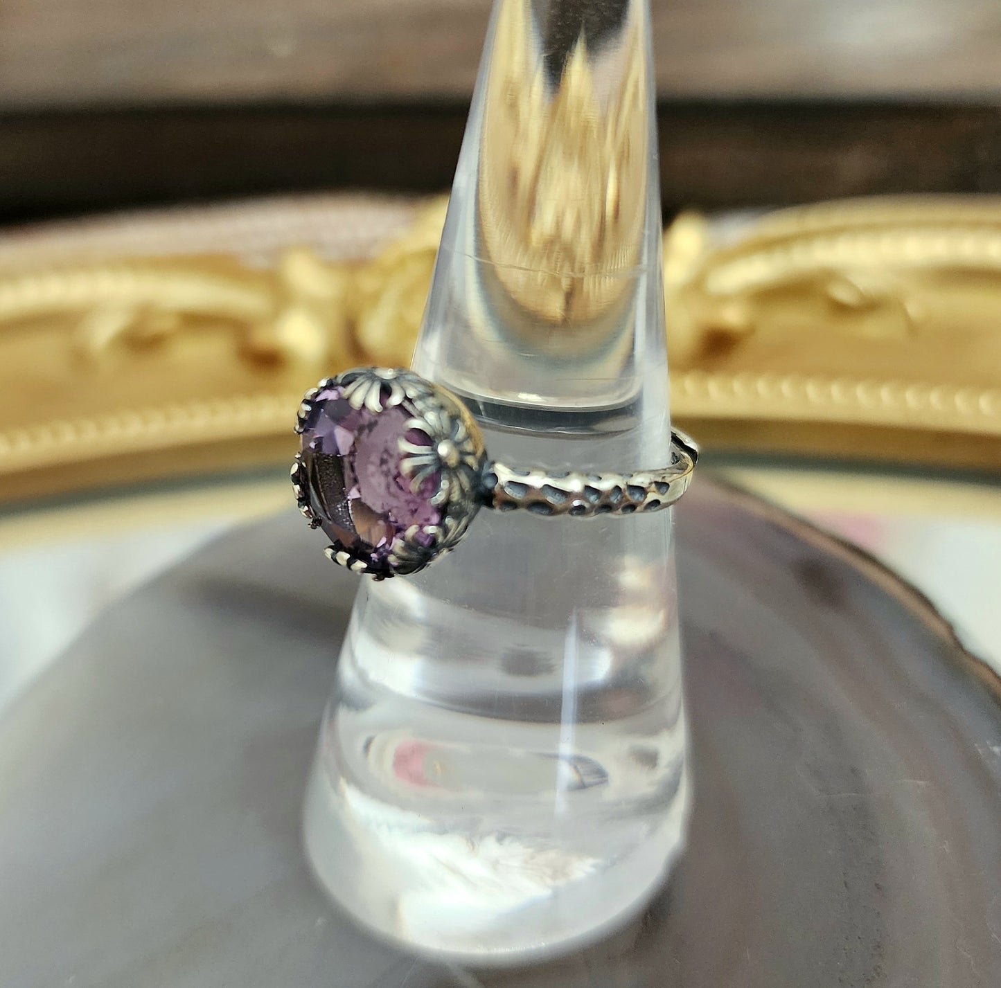 Celestial Amethyst Ring