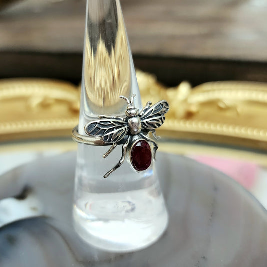 Queen Bee Ruby Ring