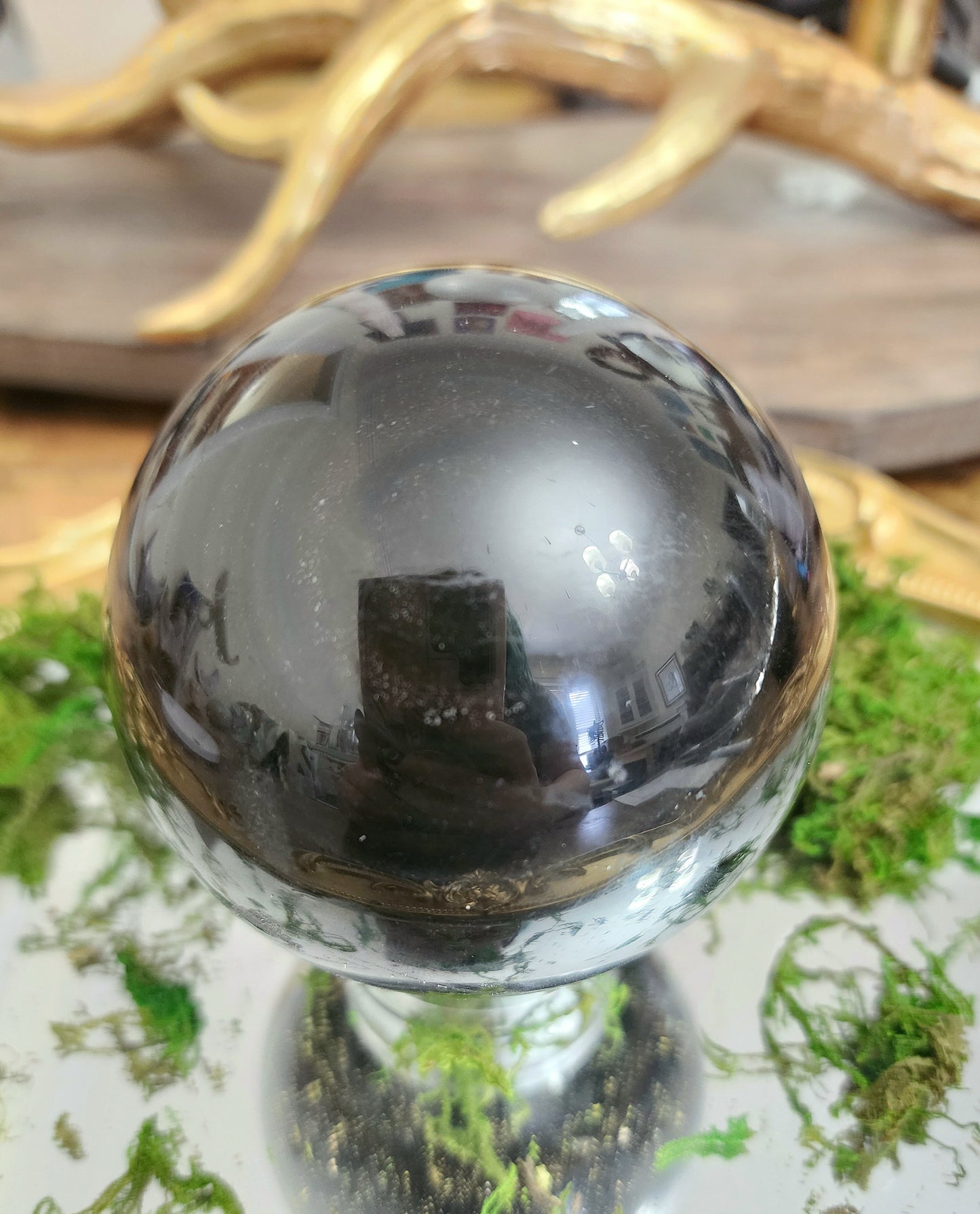 Rainbow Obsidian Sphere