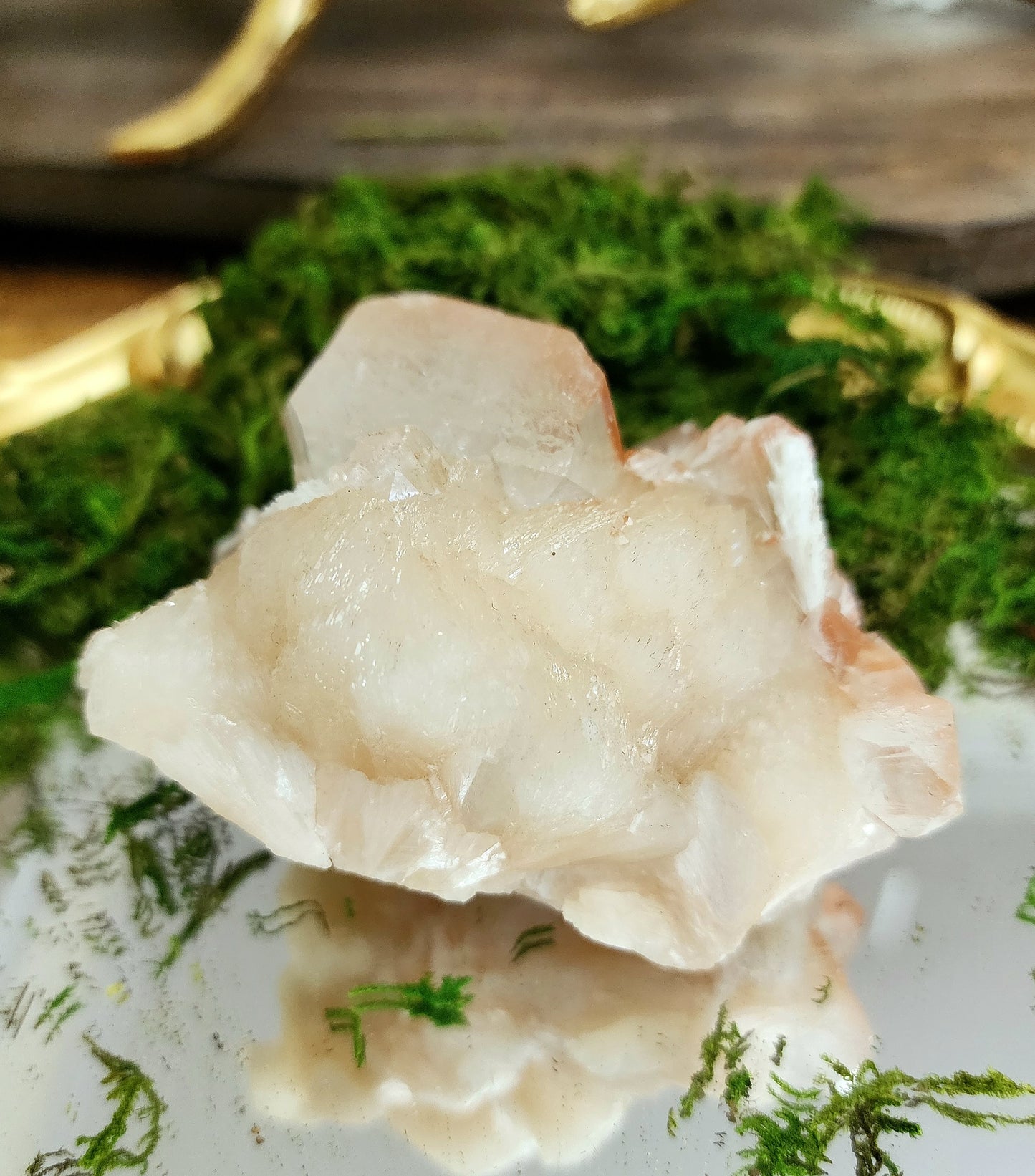 Red Apophyllite and Stilbite Specimen