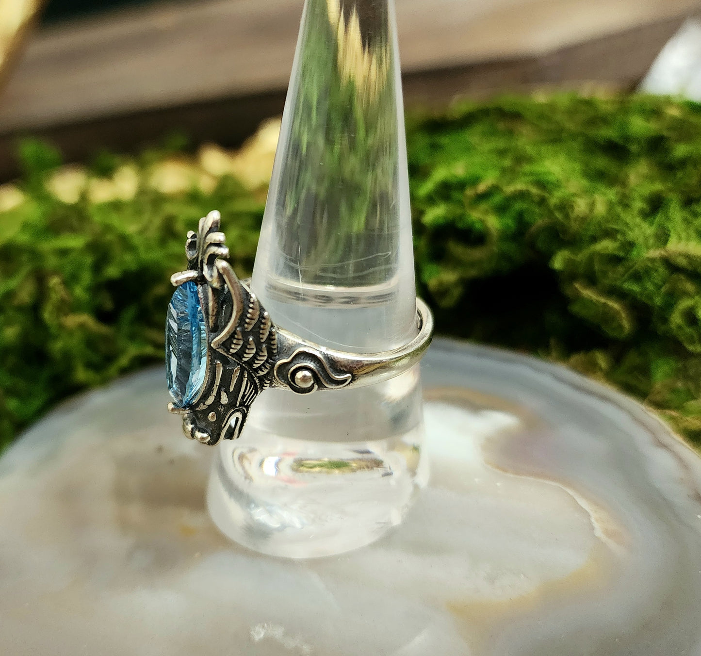 Blue Topaz Dragon