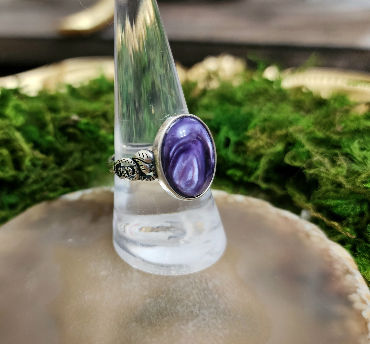 Charoite Ring