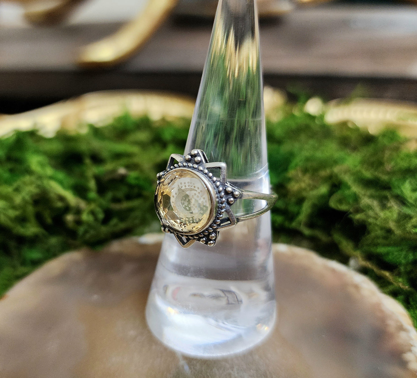 Celestial Citrine Ring B