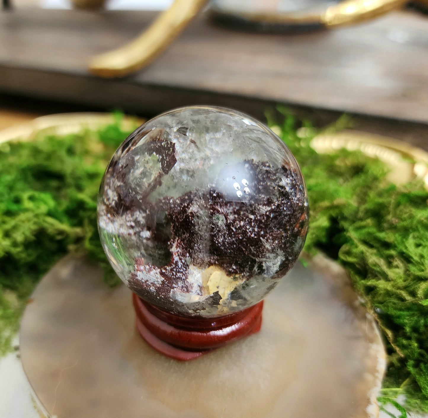 Flashy High Quality Garden Quartz Sphere