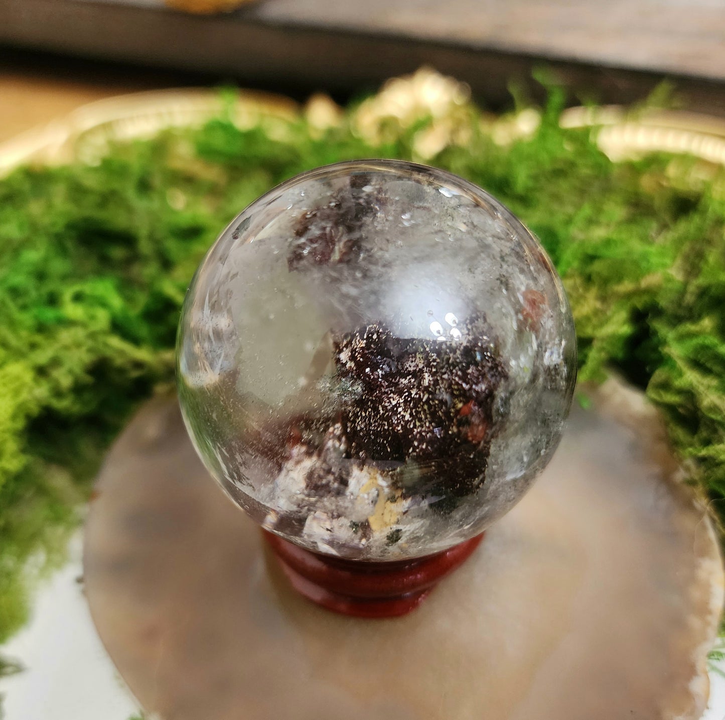 Flashy High Quality Garden Quartz Sphere