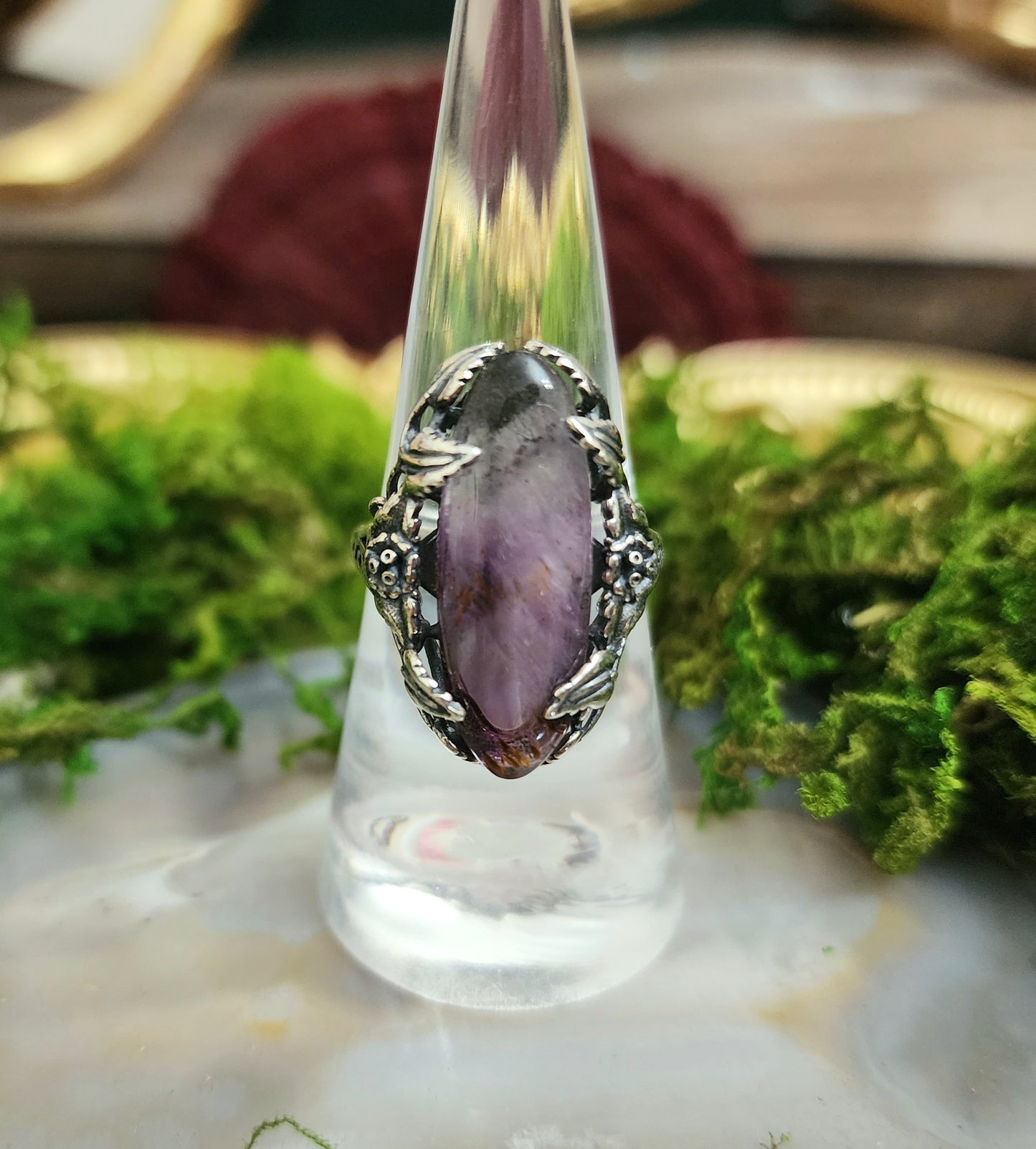 Auralite 23 Floral Ring