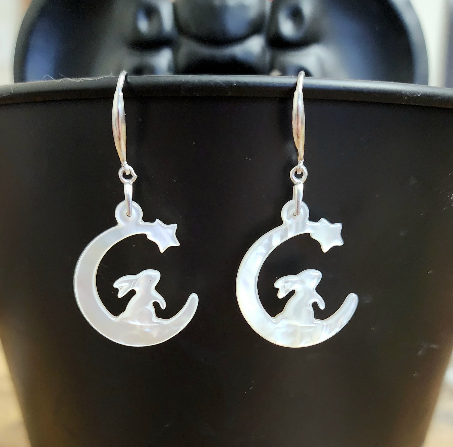 Bunny Moon Shell Earrings