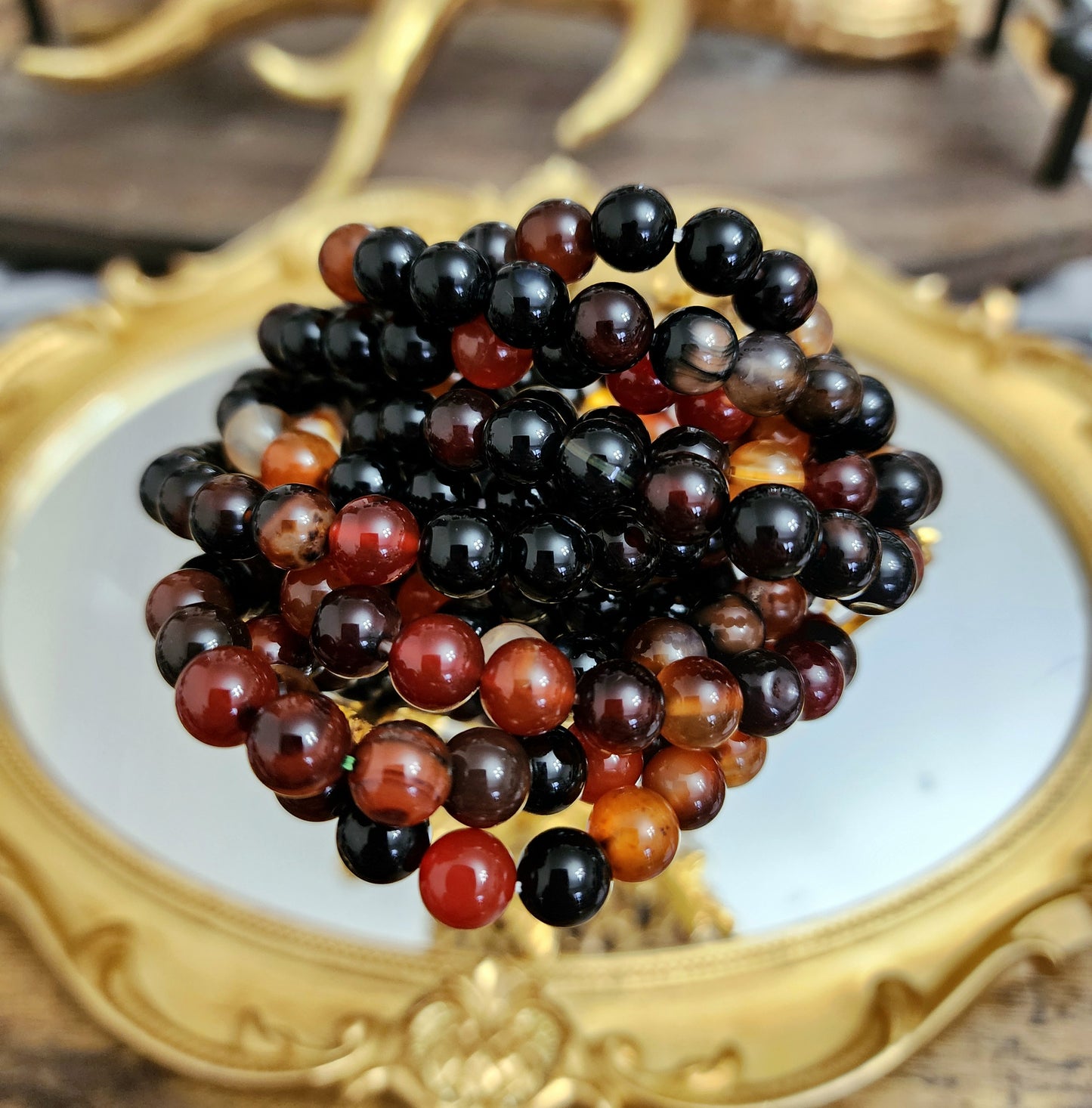 8mm Sardonyx Stretch Bracelet