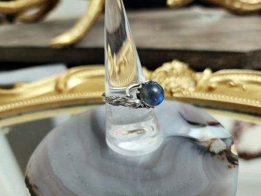 Labradorite Mermaid Ring