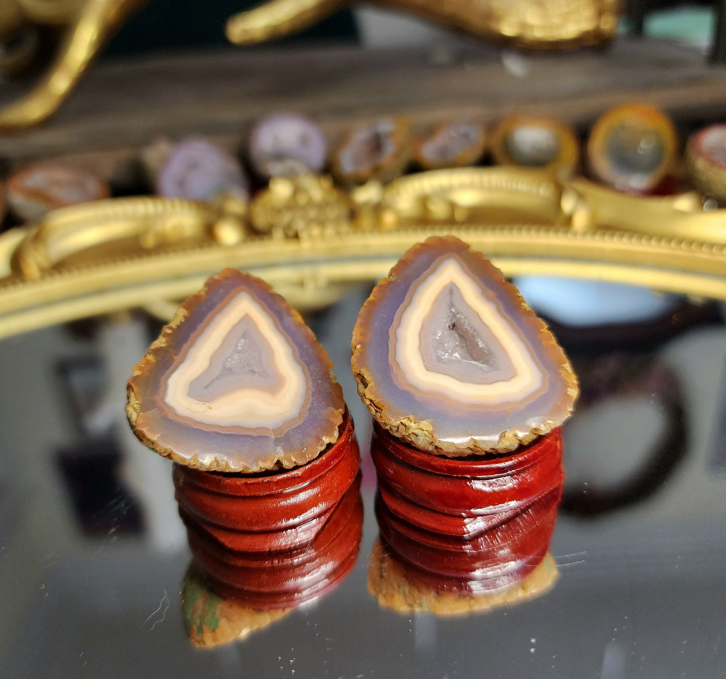 Fighting Blood Agate Geode I