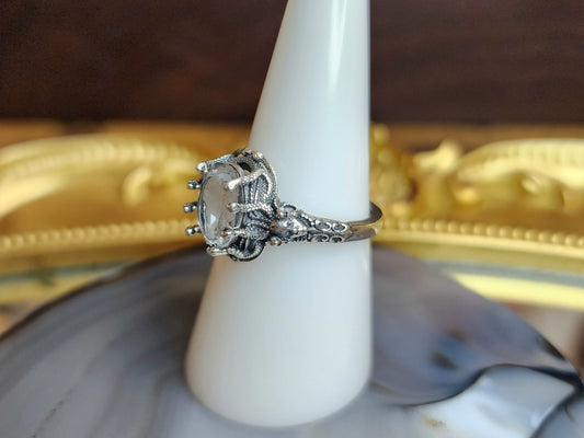 Clear Quartz Medusa Ring