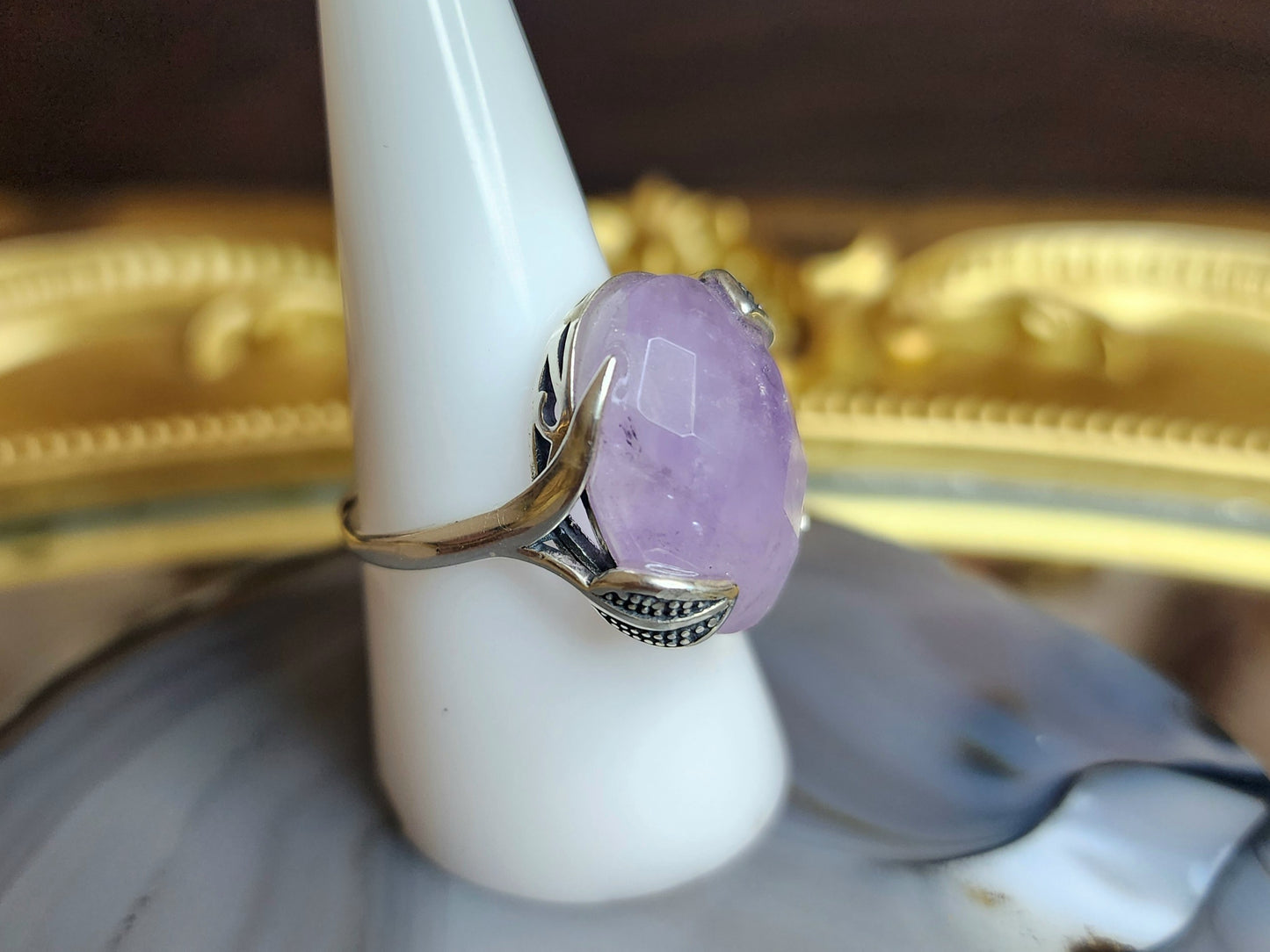 Lavender Amethyst Ring