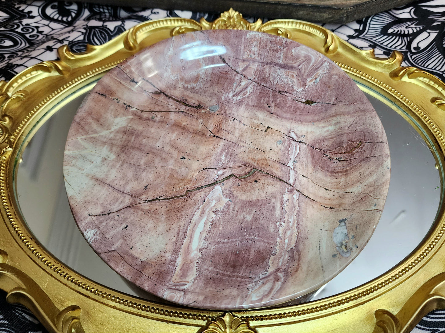 Pink Jasper Trinket Plate